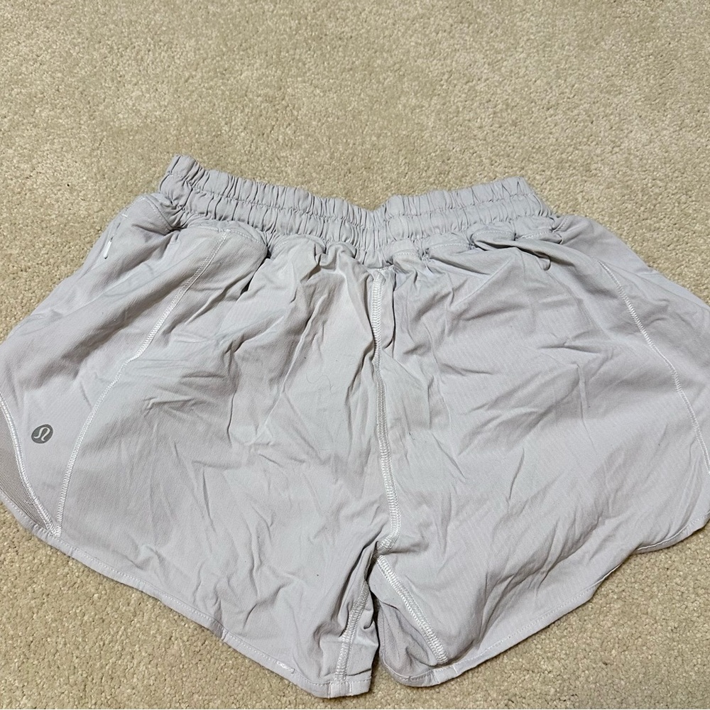 White faded lululemon Shorts